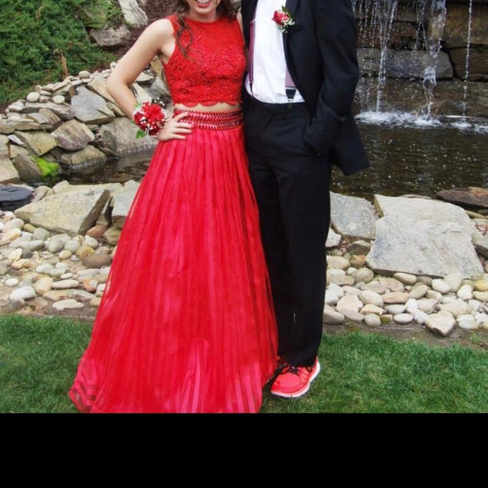 Red Rachel Allan prod two price dress